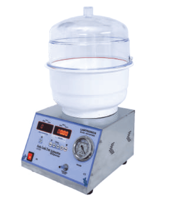 Microprocessor Auto Leak Test Apparatus (12" Desiccator)
