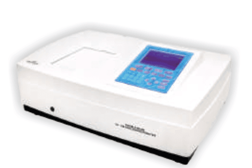 Double Beam Microprocessor UV-VIS Spectrophotometer (Var. Bandwidth & 8 Cell Holder)