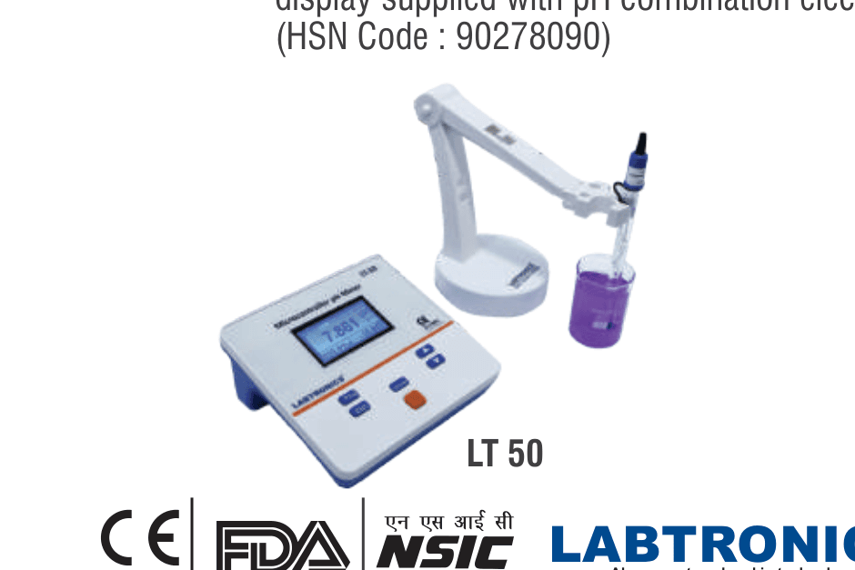 Microprocessor pH/Temperature/mV Meter (Graphical Display)