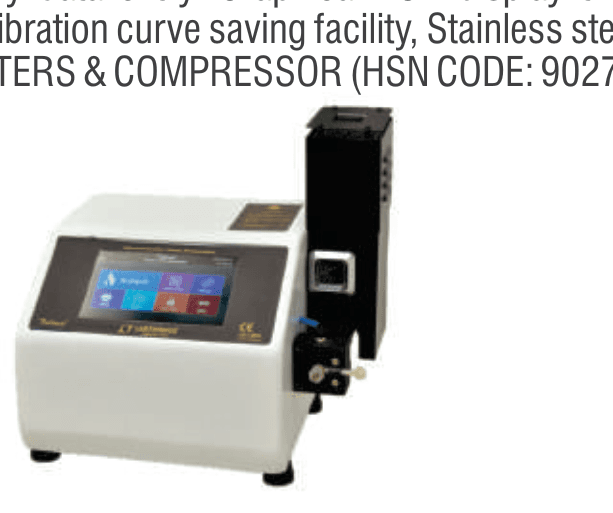 Touch Screen Microprocessor Flame Photometer (4 Elements)